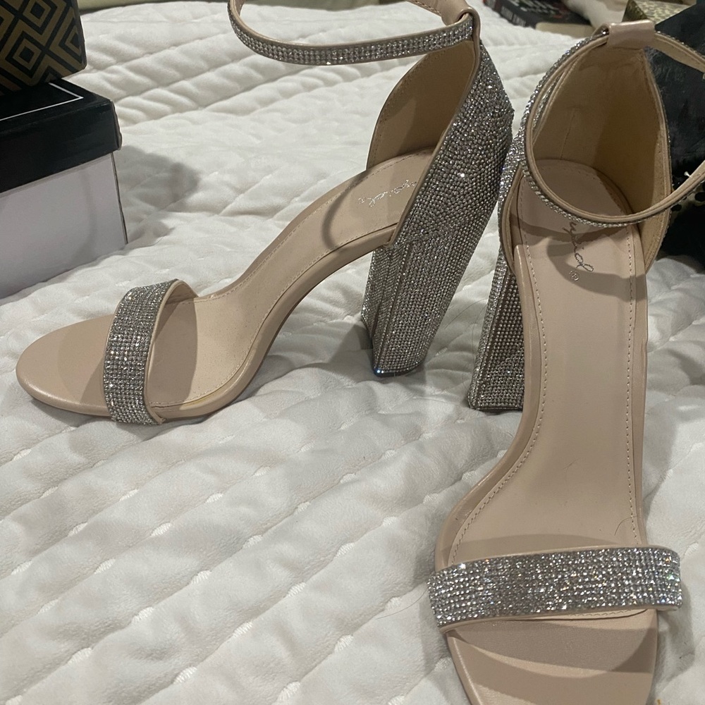 Silver Heels - never worn